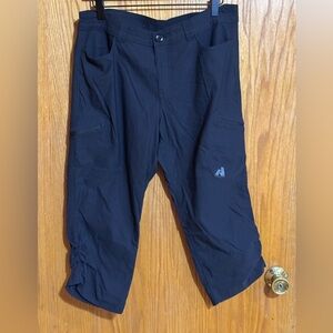 Eddie Bauer women’s first ascent Capri black sz‎ 12 hiking travel packable